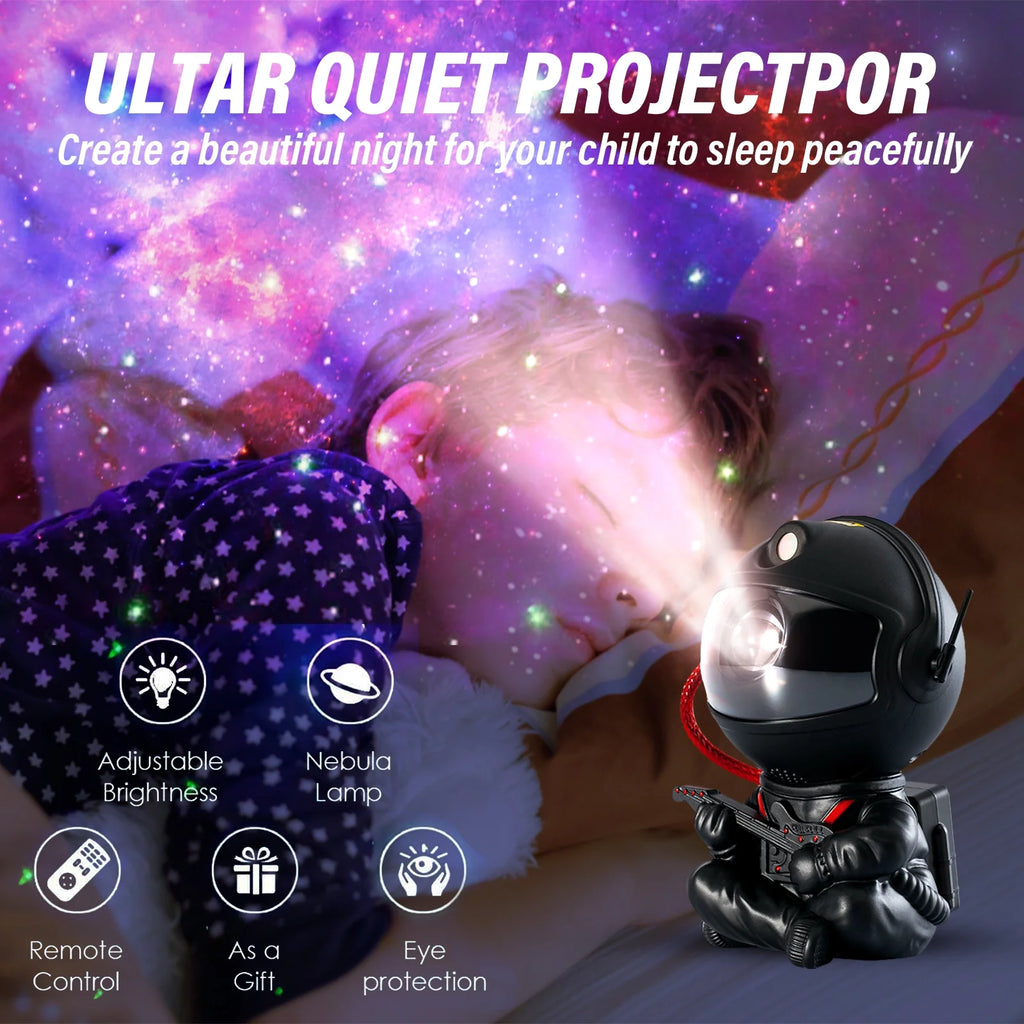 Astronaut Galaxy Projector, 8 Nebula Effects Galaxy Star Projector with Smare Remote Control, 360° Rotation Night Light for Valentines Day Gift/Birthday Gifts for Family, Friends